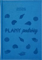 Stylowy kalendarz planer twój napis książkowy A5 2026 z grawerem tygodniowy