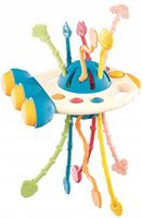 Rakieta zabawka sensoryczna Montessori gryzak linki do przeciągania Tulifun