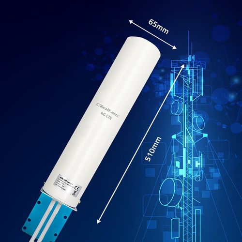 Qoltec Antena 4G LTE DUAL 12dBi dookólna zewnętrzna na Arena.pl
