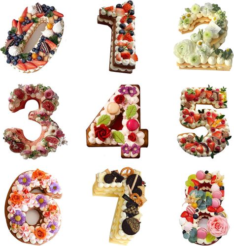 Silikonowe foremki do ciasta cyfry 0–8, forma do tortów urodzinowych na Arena.pl