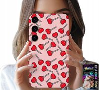 ETUI DO SAMSUNG GALAXY A15 4G - KOBIECE, MODNE WZORY LIZAKI W SERCA CASE