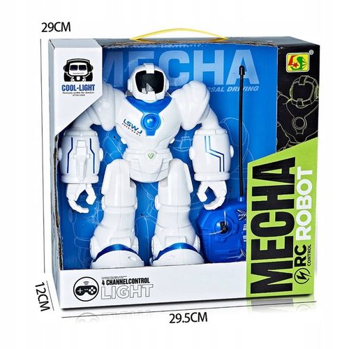 DUŻY ROBOT ROBOHERO Zdalnie Sterowny Świeci Chodzi USB PILOT Akumulator na Arena.pl