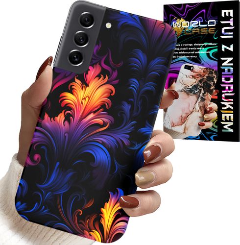 ETUI DO SAMSUNG GALAXY S22 PLUS - ABSTRAKCYJNE KOLOROWE WZORY + FOLIA na Arena.pl