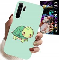 ETUI DO XIAOMI NOTE 8 - SŁODKIE ŻÓŁWKI WZORY DLA DZIECI + FOLIA