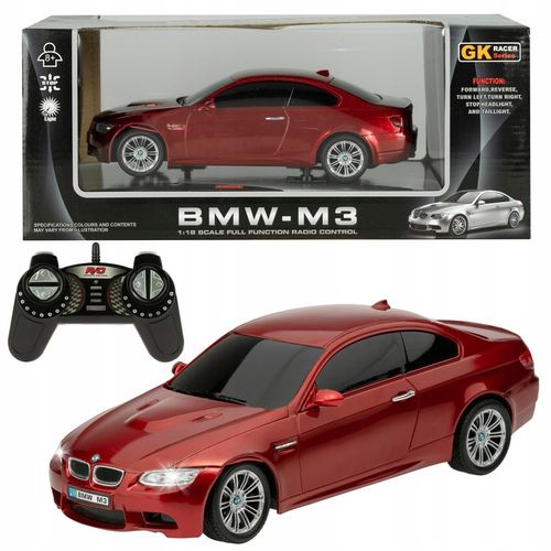 SAMOCHÓD RC AUTO ZDALNIE STEROWANE DLA DZIECI BMW M3 NA PILOTA CZERWONE na Arena.pl