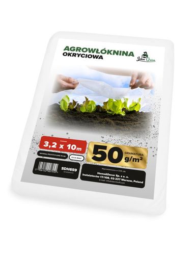 Agrotkanina okryciowa biała 3,2x10m 50g na Arena.pl