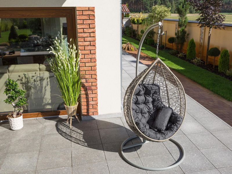 Poduszka GEORGE na fotel wiszący typu KOKON, huśtawkę ogrodową 120x100 zdjęcie 7