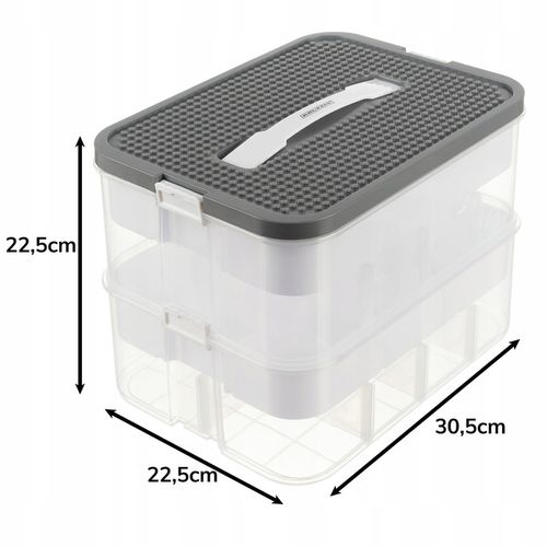 pudełko na klocki- 2 poziomy 15l kruzzel 25756 na Arena.pl