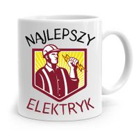Kubek Prezent Dla Elektryka Najlepszy Elektryk Z Nadrukiem Ze Zdjęciem