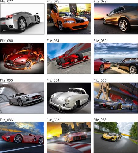 FOTOTAPETA samochody Ferrari BMW 3D 300x210 FLIZ na Arena.pl