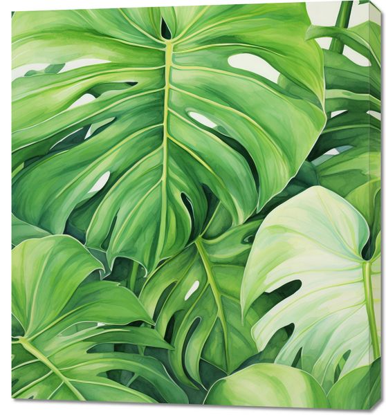 Obraz 90x100cm Tajemnice Liści zdjęcie 1