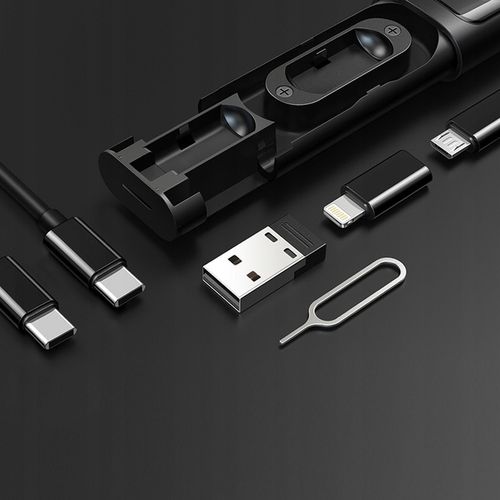 MCDODO PODRÓŻNY ZESTAW KABLI ADAPTERÓW USB DO TELEFONU KOMPUTERA Z ETUI 9W1 na Arena.pl