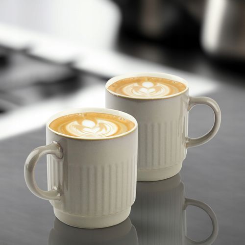 CERAMICZNY KUBEK NA KAWĘ HERBATĘ COFFE LATE ZDOBIONY 440 ML NA PREZENT na Arena.pl