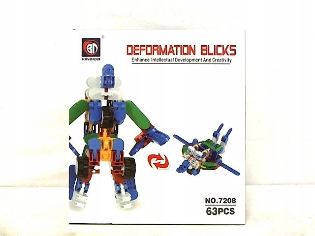 Klocki deformation 63 części HKM03 zdjęcie 1