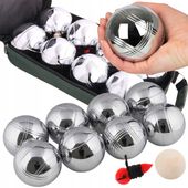 Kule Bule Boule do Gra Gry w Bocce Bocze 8 szt Kul z etui grawerem