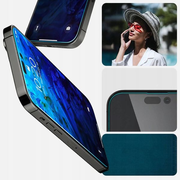 Szkło hartowane na ekran do iPhone 14 Pro, Spigen zdjęcie 2