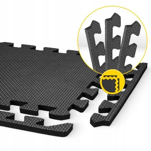 mata puzzle 30x30 cm czarny 24 szt na Arena.pl