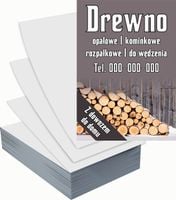 Ulotki A5 reklamowe firmowe 1000szt projekt w cenie SPRZEDAŻ DREWNA
