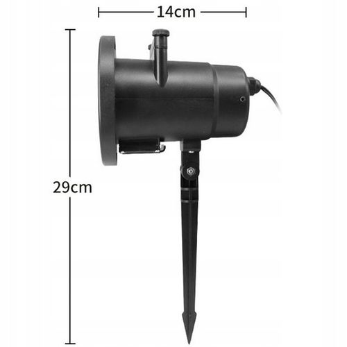 PROJEKTOR LED ŚNIEG ŚWIĄTECZNY 48 WZORÓW LASEROWY REFLEKTOR NA DOM RZUTNIK na Arena.pl