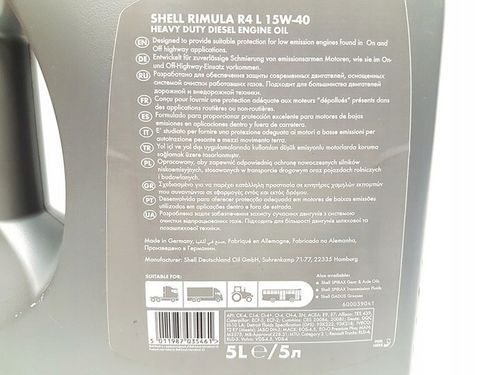 Olej silnikowy Shell Rimula R4 L 15W-40 (5L) na Arena.pl