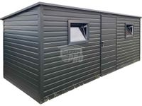 Schowek Domek Ogrodowy 5x2m drzwi 2x okno dach GP619