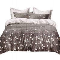 KOMPLET POŚCIELI BAWEŁNIANA 140x200 BAWEŁNA NOWOCZESNA DWUSTRONNA