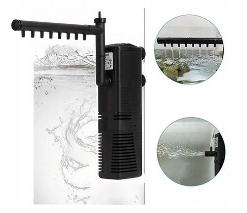 FILTR DO AKWARIUM WEWNĘTRZNY Z DESZCZOWNICA DO MAŁEGO ZBIORNIKA 30l na Arena.pl