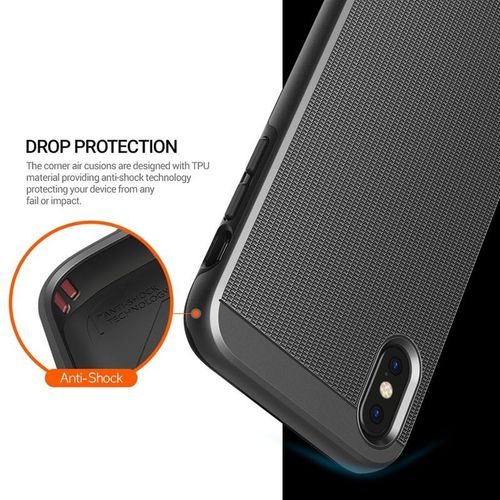 Obliq Slim Meta - Etui iPhone X (Titanium Black) na Arena.pl