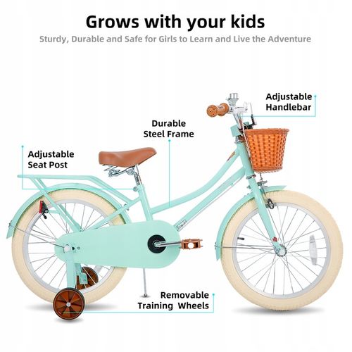 STITCH 18-calowy rower dla dzieci 5-9 lat Koło treningowe Kosz hamulca na Arena.pl