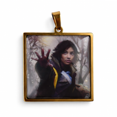 Sorceress | 4 cm | Metal Szkło | Brelok Zawieszka | Magic The Gathering