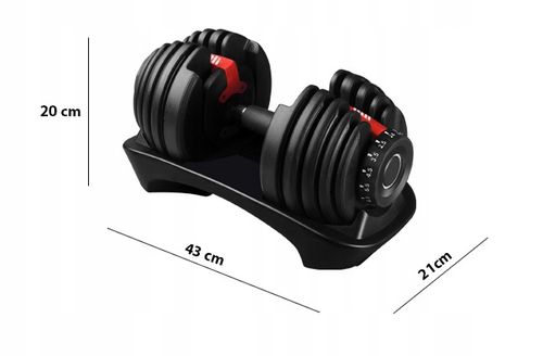 HANTLE REGULOWANE ŻELIWNE HANTEL 2,5-24KG + STOJAK szybka płynna na Arena.pl