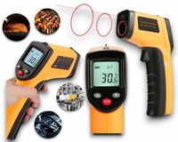 PIROMETR LASEROWY TERMOMETR BEZDOTYKOWY LCD -50 +380°C MIERNIK PODCZERWIEŃ