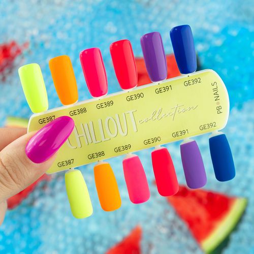 PB NAILS Lakier hybrydowy GE388 Mango Tango - 10ml na Arena.pl