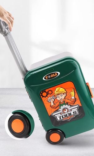 zestaw skrzynka z narzędziami dla dzieci warsztat zabawkowy w walizce na Arena.pl