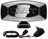 POLSKA MOCNA ANTENA TV DVB-T Pokojowa + Wzmacniacz