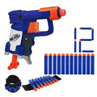 MAŁY PISTOLET NERF ELITE JOLT ZESTAW + 10 STRZAŁEK + OPASKA