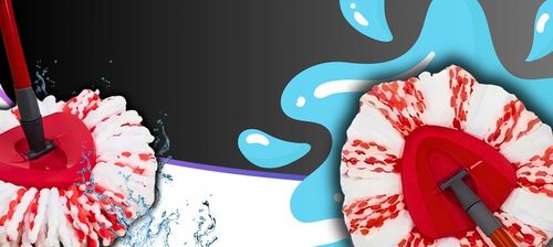 4x WKŁAD NAKŁADKA DO MOPA OBROTOWEGO VILEDA TURBO NOWY MODEL MOPOWANIE 3W1 na Arena.pl