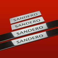 Listwa progowa DACIA SANDERO MK1 Stal nierdzewna 304 połysk 4szt