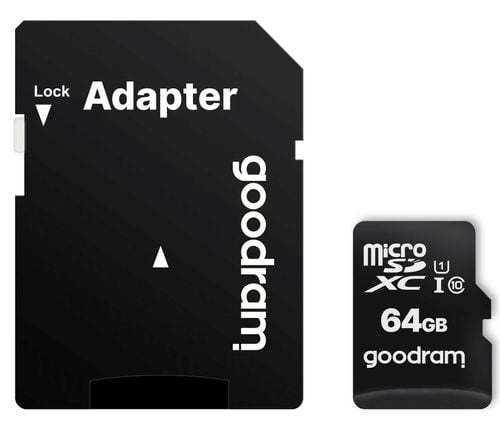 goodram karta pamięci microsd 64gb cl10 uhs i + adapter na Arena.pl