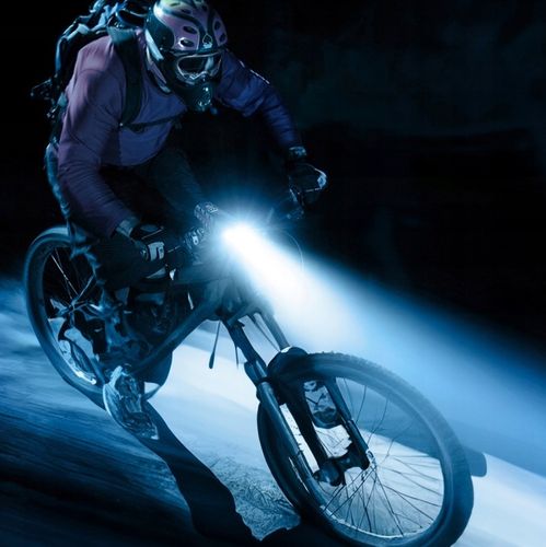 Lampa Rowerowa Lampka Solarna Na Kierownicę USB Zestaw Przód + Tył LED na Arena.pl