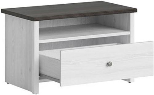 Komoda Niska Porto Black Red White na Arena.pl