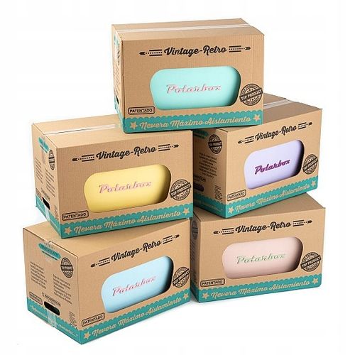 Przenośna Lodówka Retro 20 Litrów Gold Polarbox Oliwka Premium na Arena.pl