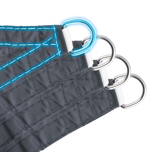 Żagiel przeciwsłoneczny prostokątny 3x4m Plonos PL-885 szary na Arena.pl