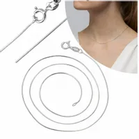 ŁAŃCUSZEK SREBRNY DAMSKI 40CM SREBRO 925 ŻMIJKA ŻYŁKA LINKA + GRAWER