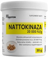 Proton Labs NATTOKINAZA 20000 FU Proszek 30g WYSOKA AKTYWNOŚĆ Przepływ krwi