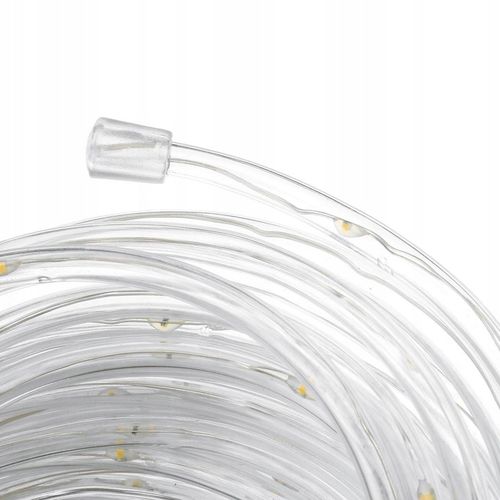 Lampki choinkowe na zewnątrz wąż na baterie z pilotem 12m - kolorowy na Arena.pl