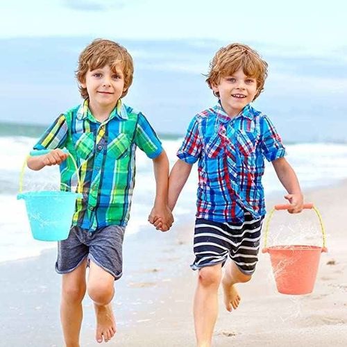 wiaderko do piaskownicy gumowe - fiolet na Arena.pl