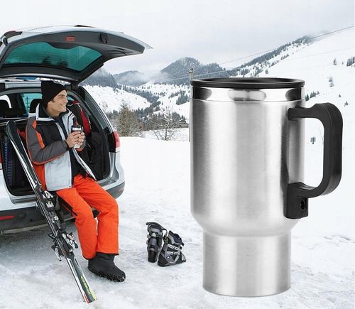 KUBEK TERMICZNY SAMOCHODOWY PODGRZEWANY 450ML na Arena.pl