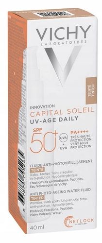 Vichy Capital SOLEIL SPF 50+ TEINT UV-Age Daily fluid koloryzujący - 40ml na Arena.pl