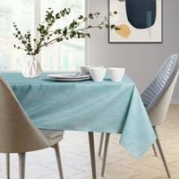 Obrus Plamoodporny  VESTA 120x200 Owal Błękitny AmeliaHome